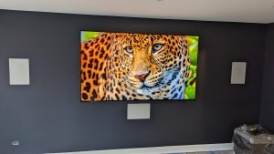 83" Sony OLED. Home Theater.